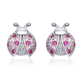 Boucles d'Oreilles Coccinelles