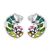 Boucles d'Oreilles Caméléon