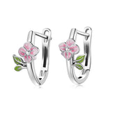 Boucles d'Oreilles Fleurs de Cerisier