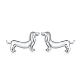 Boucles d'Oreilles Chien Teckel