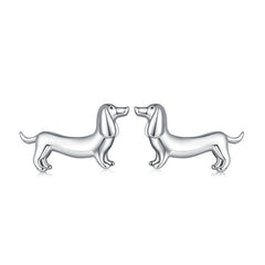 Boucles d'Oreilles Chien Teckel