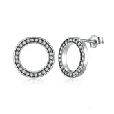 Boucles d'Oreilles Cercle Lumineux