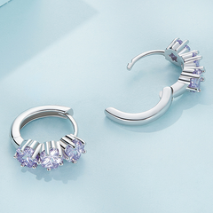 Boucles d'Oreilles Créoles Étoiles - Image 4