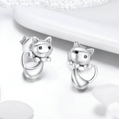 Boucles d'Oreilles Chats - Image 3