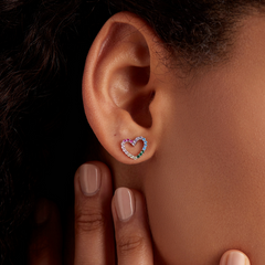 Boucles d'Oreilles Coeurs - Image 2