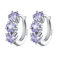 Boucles d'Oreilles Créoles Étoiles