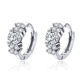 Boucles d'Oreilles Créoles Brillants