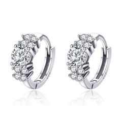 Boucles d'Oreilles Créoles Brillants