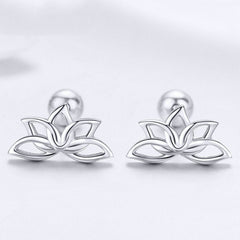 Boucles d'Oreilles Fleurs de Lotus - Image 2