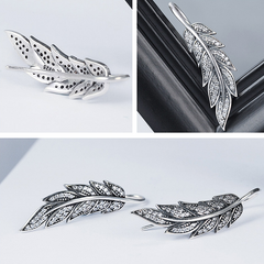 Boucles d'Oreilles Plumes - Image 4