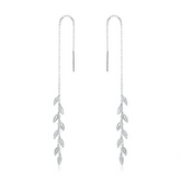 Chaînes d'Oreilles Feuilles Brillantes