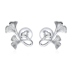 Boucles d'Oreilles Fleurs de Ginkgo