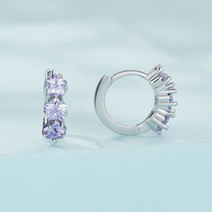 Boucles d'Oreilles Créoles Étoiles - Image 3