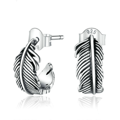 Boucles d'Oreilles Plumes