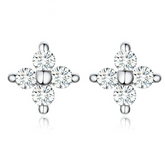 Boucles d'Oreilles Étoiles Brillantes