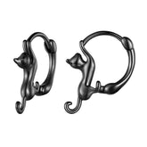 Boucles d'Oreilles Créoles Chats