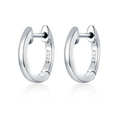 Boucles d'Oreilles Petit Créoles Lisses