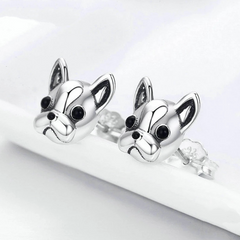 Boucles d'Oreilles Bouledogue Français - Image 3