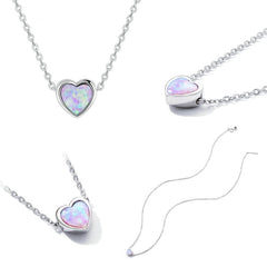 Collier Coeur d'Opale - Image 3