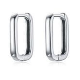 Boucles d'Oreilles Créoles Rectangles