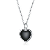 Collier Coeur Noir