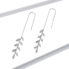 Chaînes d'Oreilles Feuilles Brillantes - Image 3