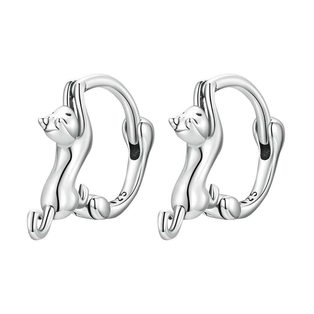 Boucles d'Oreilles Créoles Chats