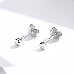 Boucles d'Oreilles Petites Sphères - Image 3