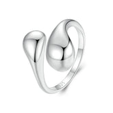 Bague Goutte en Argent 925