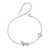 Bracelet Chien Golden Retriever en Argent 925