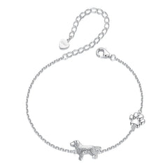 Bracelet Chien Golden Retriever en Argent 925