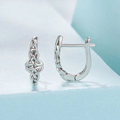 Créoles Nœud Celtique en Argent 925