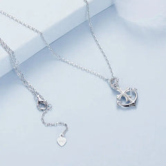 Collier Ancre Marine en Argent 925