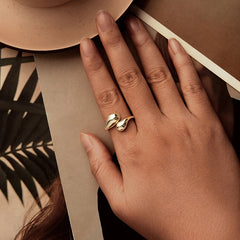 Bague Goutte en Argent 925
