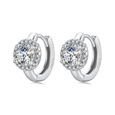Créoles Cercle Halo en Argent 925