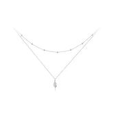Collier Pendentif Conque en Argent 925