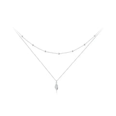 Collier Pendentif Conque en Argent 925