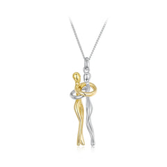 Collier Étreinte de l'Amitié en Argent 925