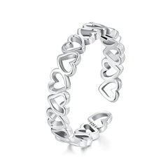 Bague Cœur en Argent 925