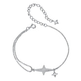 Bracelet Lumière d'Étoile en Argent 925