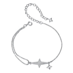 Bracelet Lumière d'Étoile en Argent 925