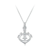 Collier Ancre Marine en Argent 925