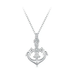 Collier Ancre Marine en Argent 925