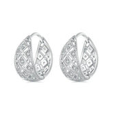 Créoles Dentelle Vintage en Argent 925