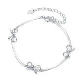 Bracelet Nœud Ruban en Argent 925