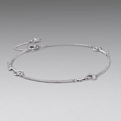 Bracelet à Breloque Clé en Argent 925