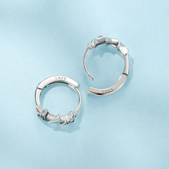 Créoles Étoile en Argent 925