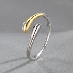 Bague Goutte en Argent 925