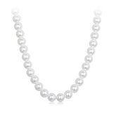 Collier Perles de Coquillage 8mm en Argent 925