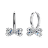 Créoles Nœud en Argent 925